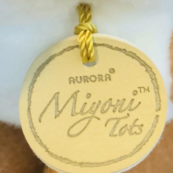 Aurora Miyoni Tots Deer Plush Fawn Spotted Stuffed Animal Laying Down Small Soft - Picture 7 of 8